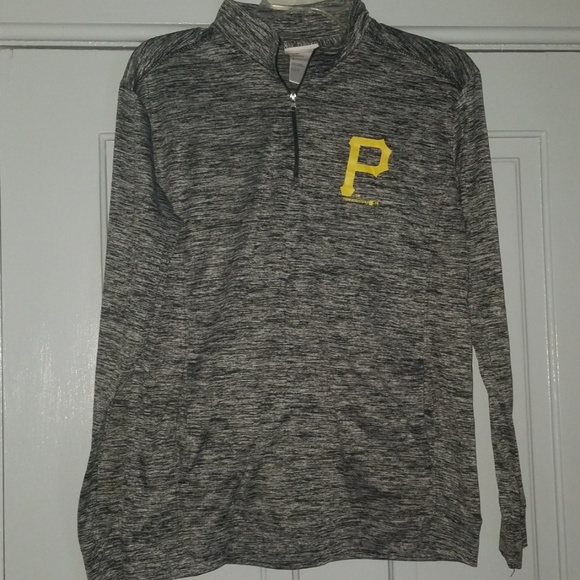 MLB Tops - Pittsburgh pirates half zip with pockets.